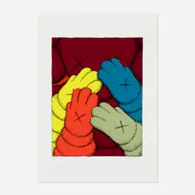 URGE (4) by Kaws, 2020, screenprint in colors, sold Apr 2021