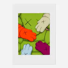 URGE (9) by Kaws, 2020, screenprint in colors, sold Apr 2021