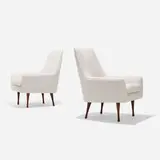 Paul McCobb, Symmetric Group lounge chairs, pair