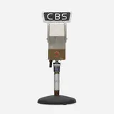 Rca, Junior Velocity microphone, model 74-B, 1936, steel, enameled steel