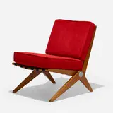 Pierre Jeanneret, Scissor chair, model 92