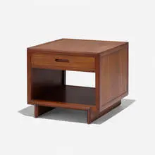 Frank Lloyd Wright, Lamp table, model 450-L, 1955, mahogany