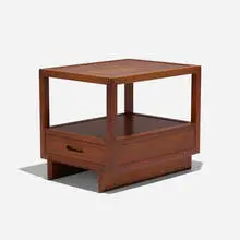 Frank Lloyd Wright, Occasional table, model 450-E, 1955, mahogany