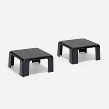Mario Bellini, 4 Gatti stacking stools, pair, 1966, molded plastic