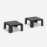 Mario Bellini, 4 Gatti stacking stools, pair