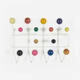 Early Hang-It-All by Charles and Ray Eames, 1953, enameled steel, lacquered wood, sold Feb 2021