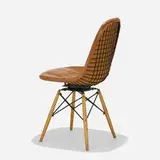 PKW-1 by Charles and Ray Eames, 1951, enameled steel, leather, birch, sold Feb 2021