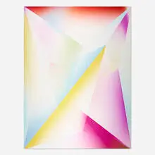 Into Time 13 08 25 by Rafaël Rozendaal, 2013, lenticular print, sold Feb 2021