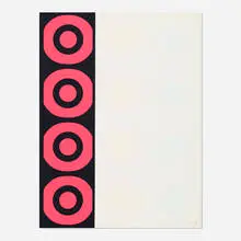 Peter Gee, Untitled, c. 1960, screenprint in colors