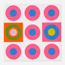 Peter Gee, Untitled, 1967, screenprint in colors