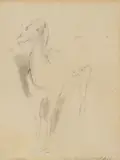 David Wilkie, Untitled, pencil 14.5 x 11.5cm
