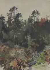 Lionel Edwards, Untitled, watercolour and bodycolour 49 x 34cm .