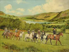 Reginald Llewellyn Harvey, Untitled, oil on canvas 35.5 x 45.5cm .