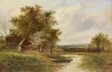 Joseph Thors, Untitled, oil on board 30.5 x 45.5cm