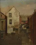Charles E. Shaw, Untitled, oil on canvas 61.5 x 51cm