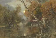 Yuliy Yulevich Klever, Untitled, oil on canvas 69 x 102cm