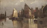 Auguste von Siegen, Untitled, oil on panel 32 x 53cm