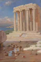 José Garnelo y Alda, Untitled, oil on canvas 143 x 96cm