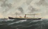Édouard Adam, Untitled, oil on canvas 60 x 92cm