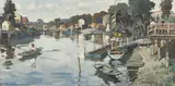 Constantine Kluge, Dimanche à Joinville, oil on canvas