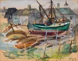 Emmanuel Mané-Katz, Fishing Boats