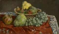 Albert André, Nature morte avec coings et raisins, 1910, oil on canvas