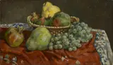 Albert André, Nature morte avec coings et raisins, 1910, oil on canvas