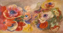 Pierre-Auguste Renoir, Anemones, oil on canvas