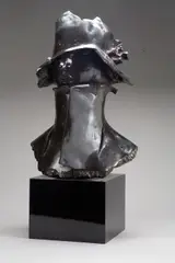 David Aronson, Warrior, 1993, bronze with dark brown patina