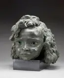 Jacob Epstein, Fifth Portrait of Leda (Pouting), bronze with green patina