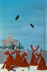 Carlo Canevari, Frolic; The Equestrians; The Cheat; Cantina; Drummer Boy (5), first, second, third and fourth signed 'CARLO CANEVARI' (lower right)