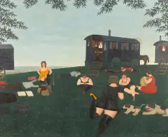 Carnival by Camille Bombois, oil on canvas, sold May 2008