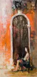 Jean Jansem, Fillette assise au bord du Canal