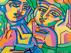 Ivan Jenson, Untitled, 1992, acrylic on canvas