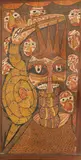 Twins Seven-Seven, Snake's Skull Conference, 1967, pigment and ink on panel