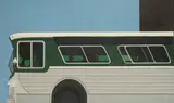 Robert Cottingham, Bus, 1964, oil on canvas