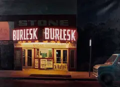 Robert Gniewek, Stone Burlesk, 1981, oil on canvas
