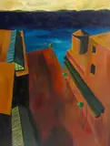Suzanne Caporael, Poughkeepsie, 1986, oil on canvas