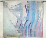 Jeffrey Kroll, Blue Abstract, 1982, acrylic on canvas