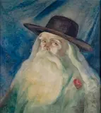 Mark Tobey, Market Santa Claus, c. 1929, oil on canvas