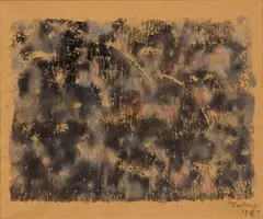 Untitled by Mark Tobey, 1967, gouache on paper, sold May 2008