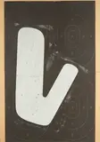 Philip Taaffe, Untitled, 1985, silkscreen monoprint on target paper