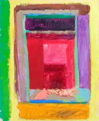 Untitled by Robert Natkin, acrylic on paper, sold May 2008