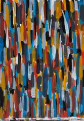 Untitled by Sol LeWitt, 1993, gouache on paper board, sold May 2008