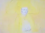 Rafael Coronel, Andnimo, 1969, pencil and watercolor on board