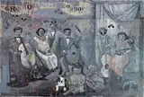 Armando Romero, Música para conocedores, oil on canvas