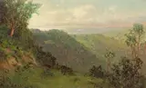 Charles Dorman Robinson, A Swale in Marin, oil on canvas