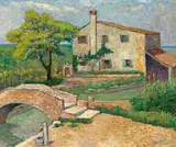 Harry Lachman, Le Pont Torcello, oil on canvas