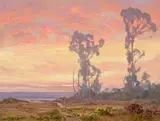 Albert Thomas Derome, Sunset Eucalyptus, Monterey Bay, 1953 (No.323)