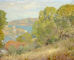 Anna Lee Dey Stacey, A View of the Bay, 1915, oil on canvas